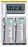 Das Ergebnis der ADAC-Stichprobe vom 19. Februar. Grafik: Auto-Reporter/ADAC